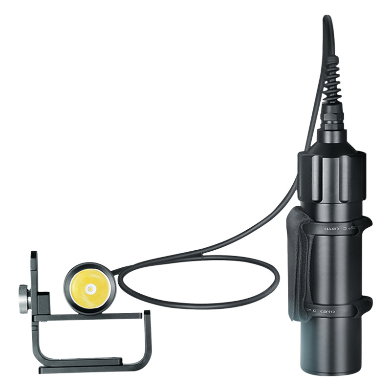 Underwater Flashlight - 4500LMダイビングLEDライト 200m水中IP68 グッドマンキャニスター プライマリースキュバトーチ ダイビング懐中電灯 DIV10PRO