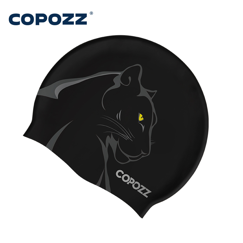 Aquatic Sports Hat - COPOZZ ウォータースポーツ女性男性水泳キャップ耳保護ロングヘア大型水泳プール帽子プロスポーツ防水水泳キャップ