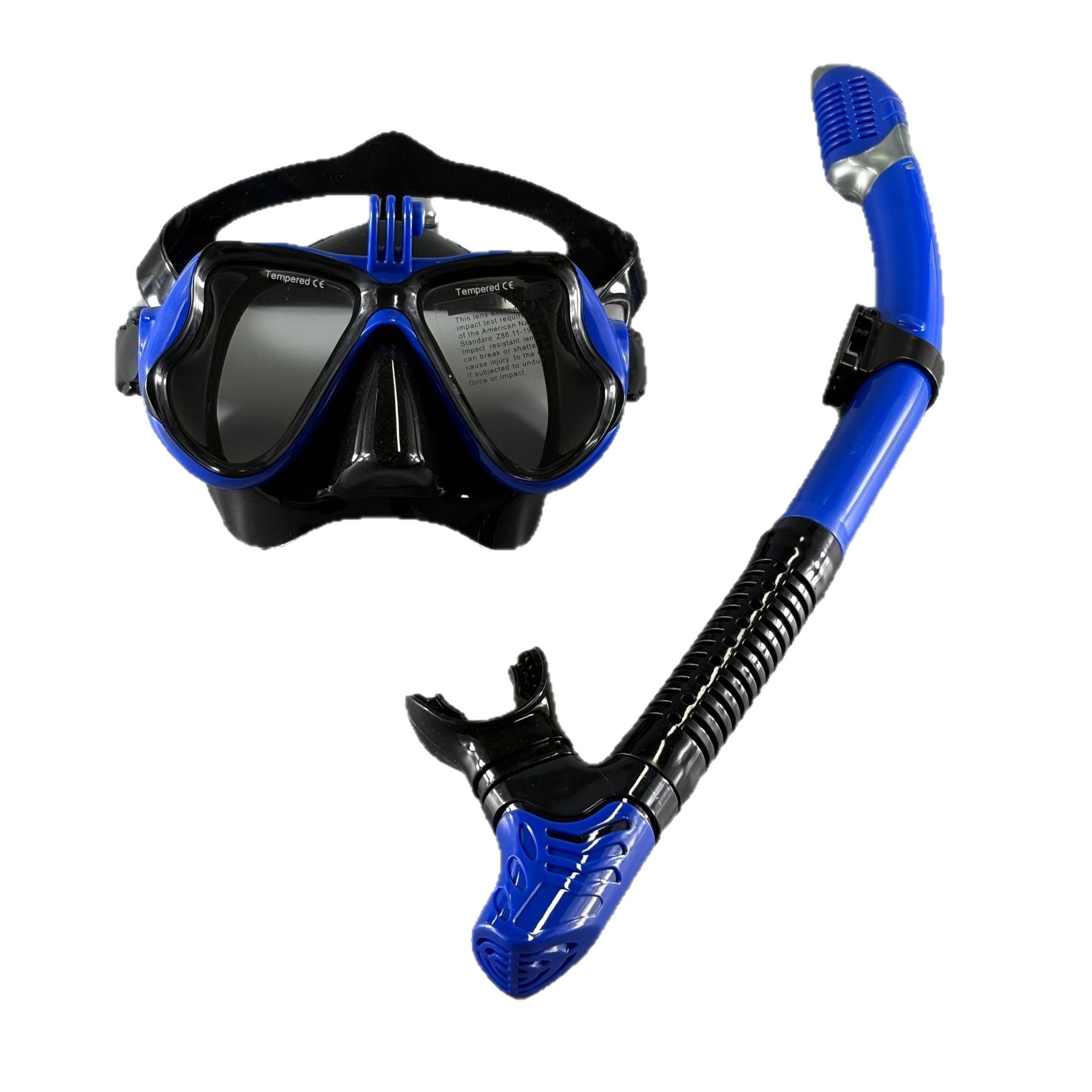 ダイビングゴーグル、シュノーケリングアクセサリー、高精細フェ - Freediving Mask Set のレビューと価格