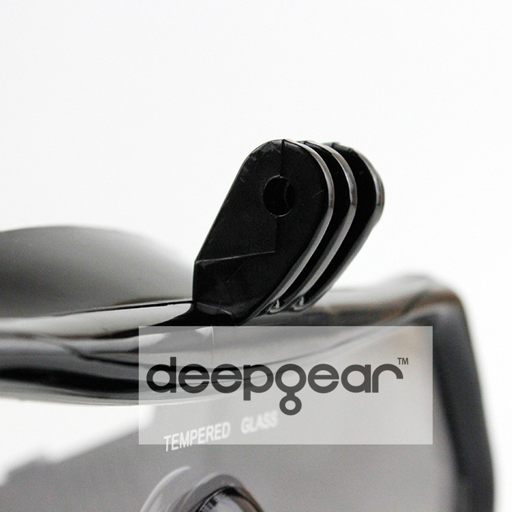 Deepgear camaeraシュノーケルセット強化スキュ - Freediving Mask Set のレビューと価格