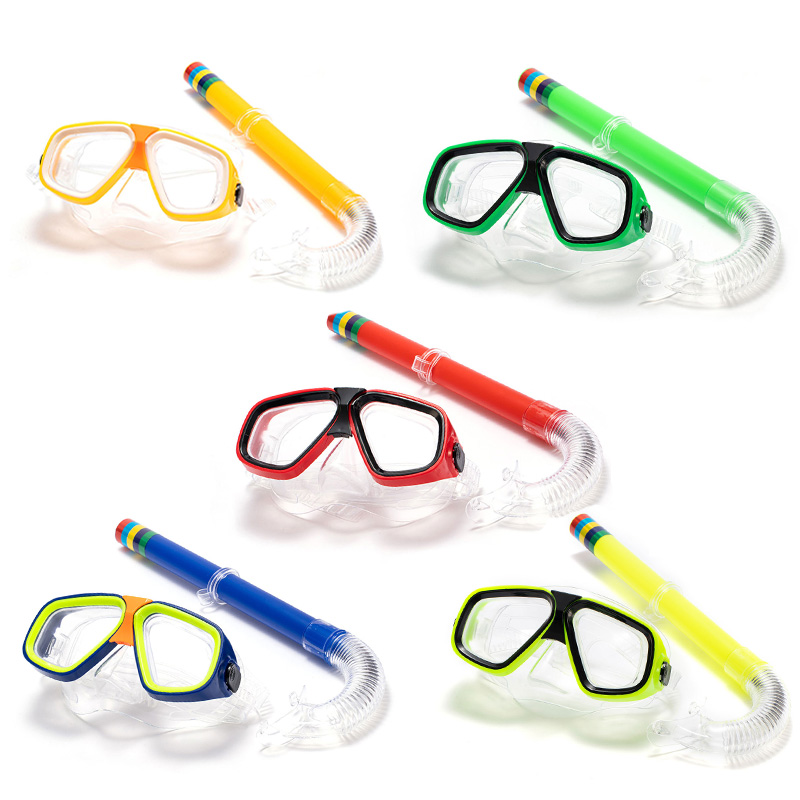 大人子供ダイビングゴーグルマスク呼吸チューブ耐衝撃防曇耐久性 - Freediving Mask Set のレビューと価格
