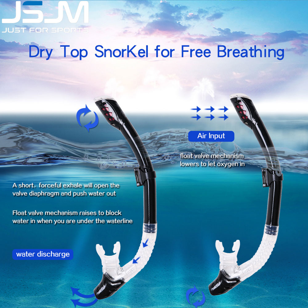 ダイビングシュノーケルプロの水泳ダイビング呼吸管ホースドライ - Freediving Mask Set のレビューと価格