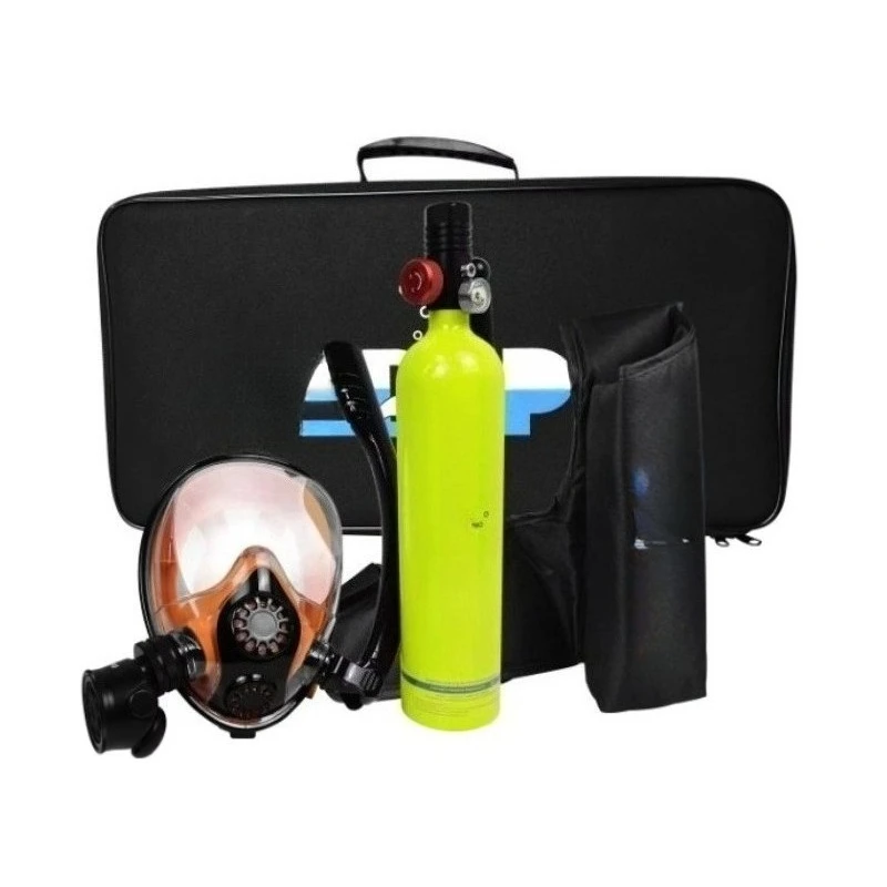 ダイビングフルセットマスクシュノーケル携帯用酸素呼吸器水中装 - Freediving Mask Set のレビューと価格