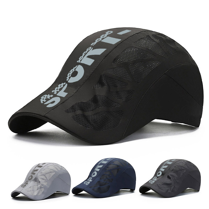 男性と女性のための速乾性防水バイザー、バックピークキャップ、 - Aquatic Sports Hat のレビューと価格