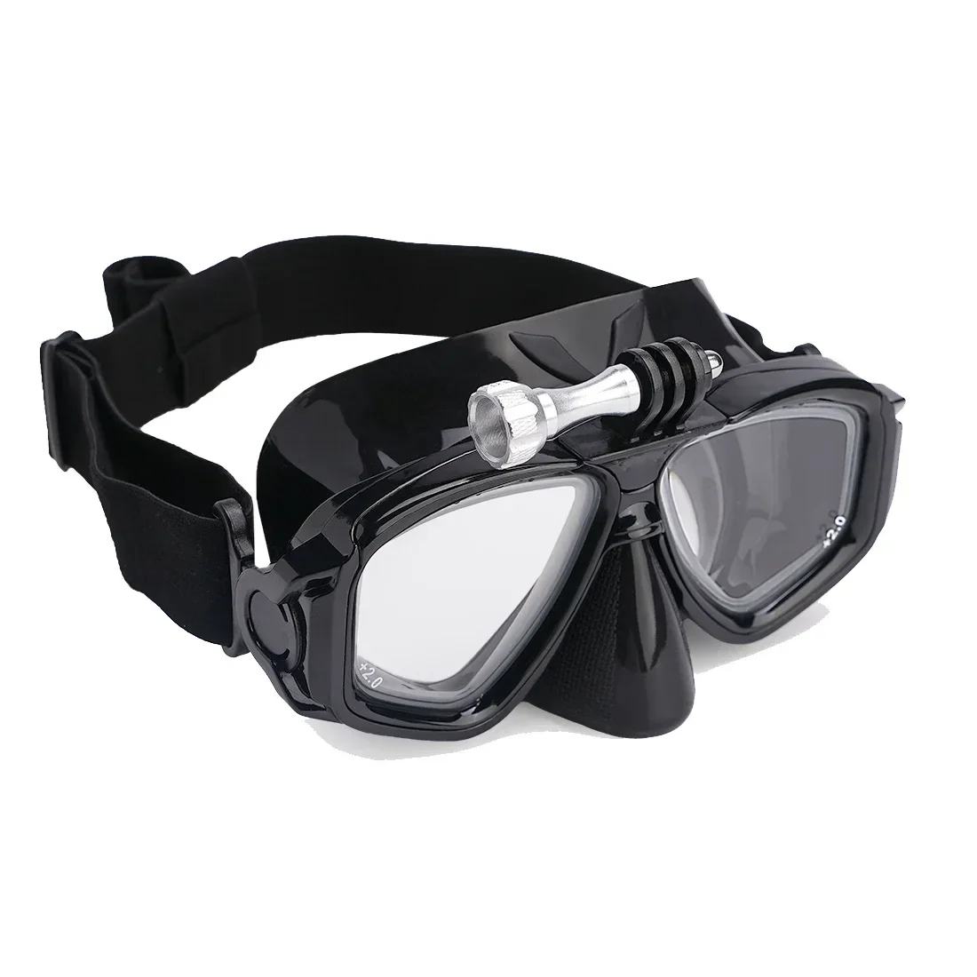 スキューバ近視ダイビングマスクセット カメラマウント付き 強 - Freediving Mask Set のレビューと価格