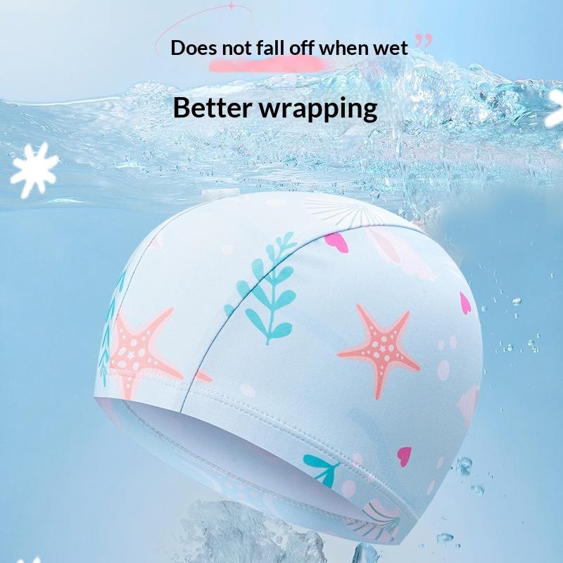 子供用漫画スイムキャップ高弾性防水シリコン帽子男の子女の子用 - Aquatic Sports Hat のレビューと価格