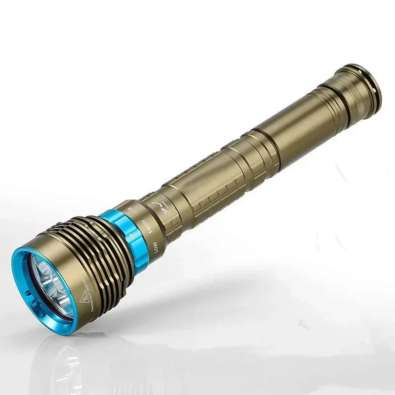 ダイビング懐中電灯,7x, xml,t6,Cree,led, - Underwater Flashlight のレビューと価格