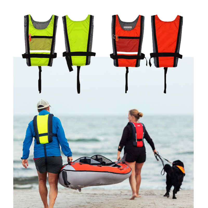 水泳ベスト大人子供ライフジャケットカヤック女性男性 PFD  - Life Jacket Buoyancy のレビューと価格