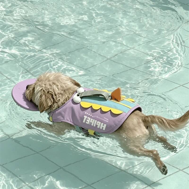 犬用ライフジャケット かわいいサメ型ヘッドフロート 逆流防止 - Life Jacket Buoyancy のレビューと価格