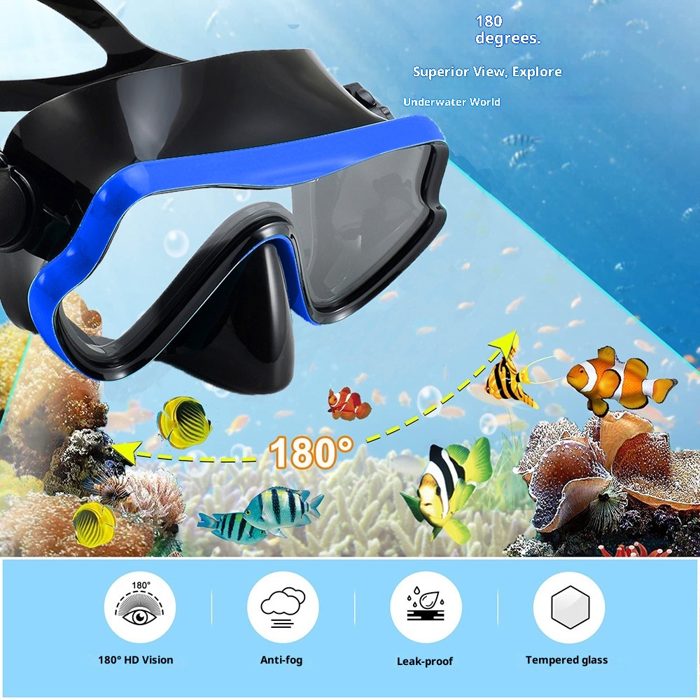 シュノーケリングセット ダイビングマスク＆シュノーケル 大人 - Freediving Mask Set のレビューと価格